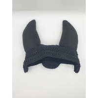 Oornetje gehaakt - Zwart -