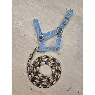 Halsterset - licht blauw -