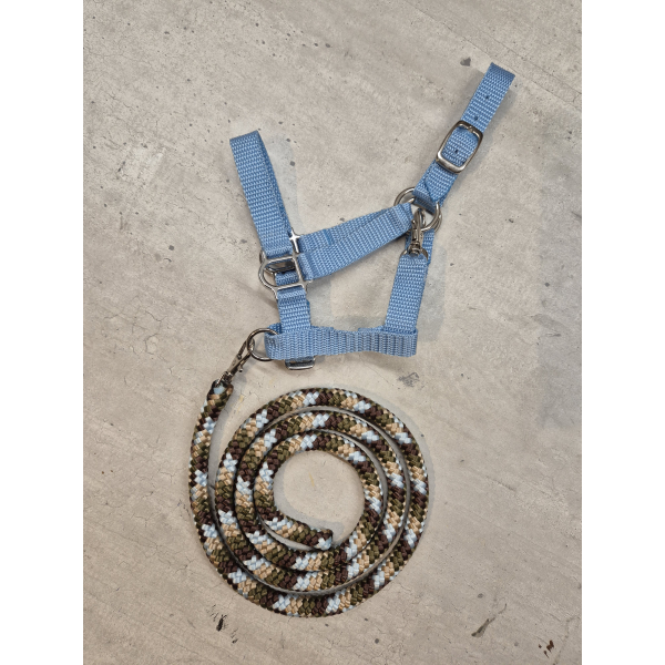 Halsterset - licht blauw -