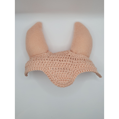 Oornetje gehaakt - Zalm roze -