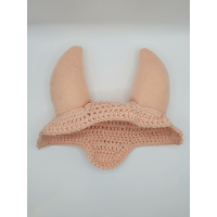 Oornetje gehaakt - Zalm roze -