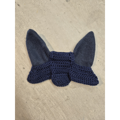 Oornetje gehaakt - Donker blauw -